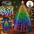 Inteligentne Lampki Choinkowe RGB Bluetooth – Programowalne Światła LED na Choinkę, Dekoracja Świąteczna i Domowa 🎄🌈