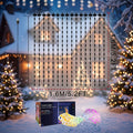 Inteligentne Lampki LED PREMIUM w Formie Kurtyny 1/2 szt. – Sterowanie Aplikacją, Synchronizacja z Muzyką, Własne Wzory, Wodoodporne 🎄🎵